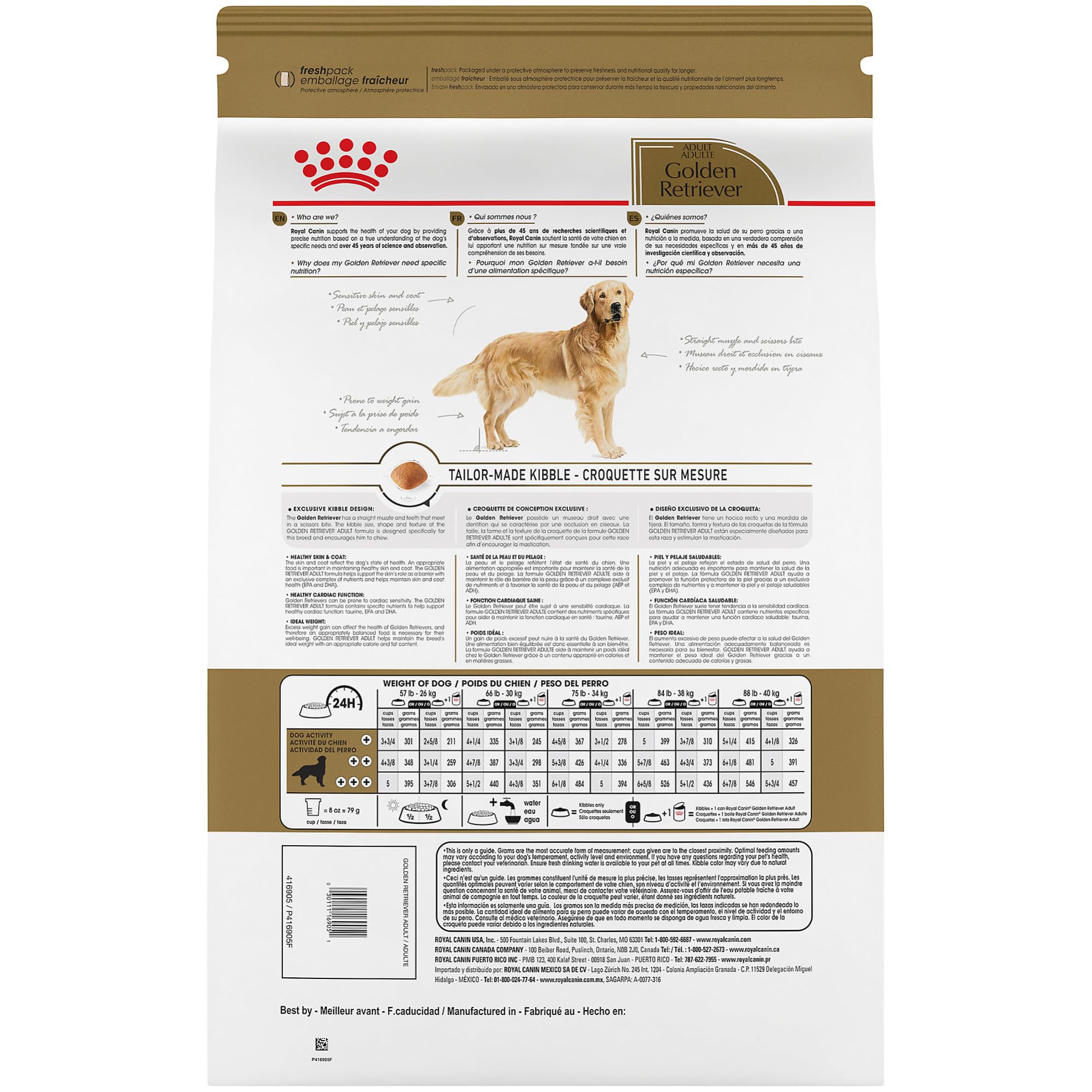 Amazon.com: Royal Canin Breed Health Golden Retriever Adult